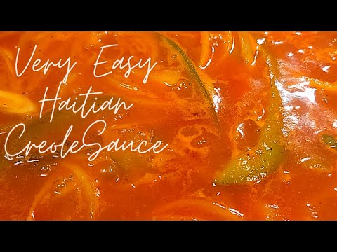 How To Make Haitian Creole Sauce/Gravy | Meatless Haitian Sauce | Episode 9