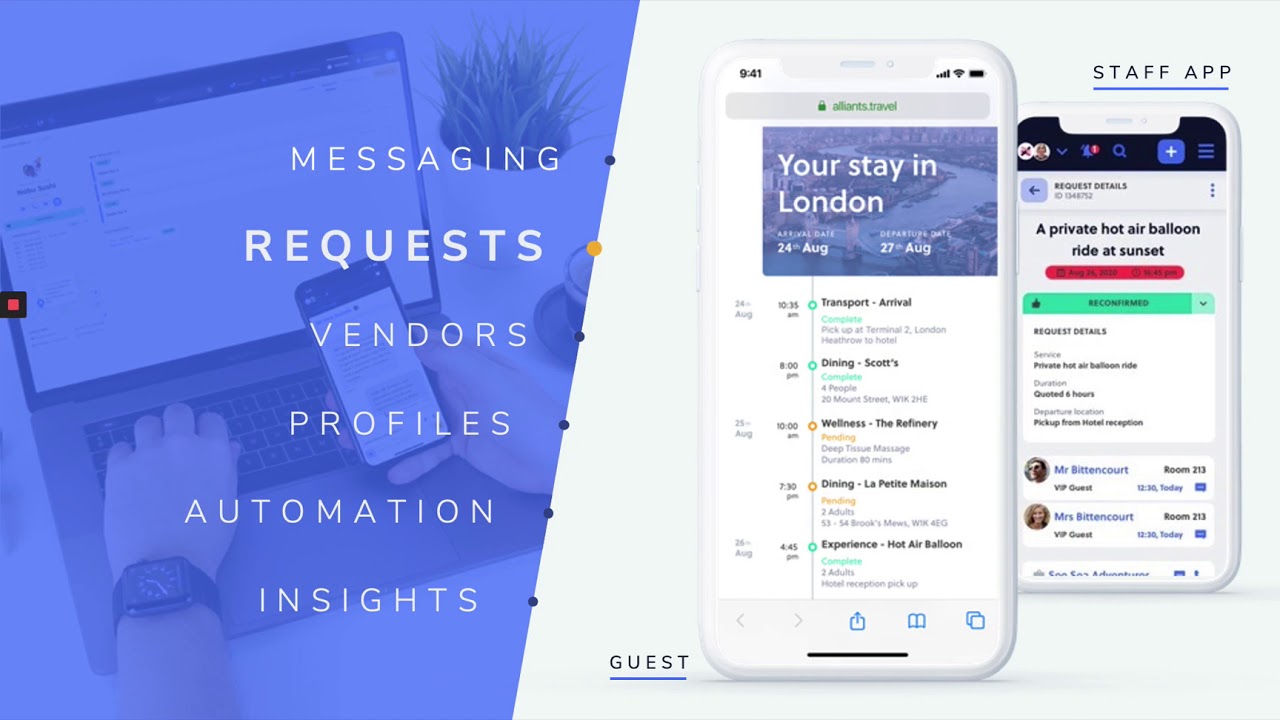 **NEW FOR 2020** Introducing the Alliants Experience Platform for Hospitality, Residential & Travel