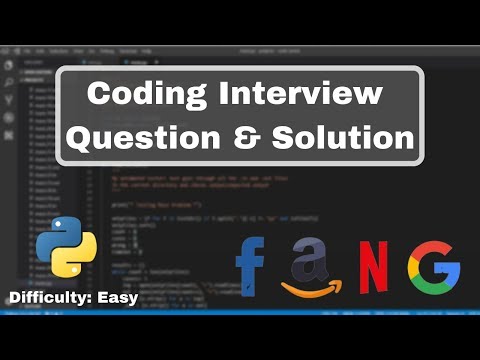 Python Coding Interview Preparation For Beginners