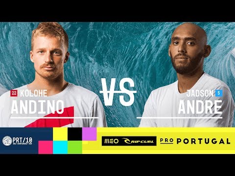 Kolohe Andino vs. Jadson Andre - Round Two, Heat 5 - MEO Rip Curl Pro Portugal 2017