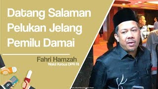 Ajak Jokowi Prabowo Hadiri Reuni 212, Fahri Hamzah: Datang, Salaman, Pelukan