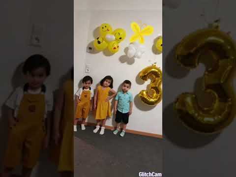 ميلاد شيدا الثالث 🎉🎊🎂 احتفلو معانا 🎉      Happy birthday shayda