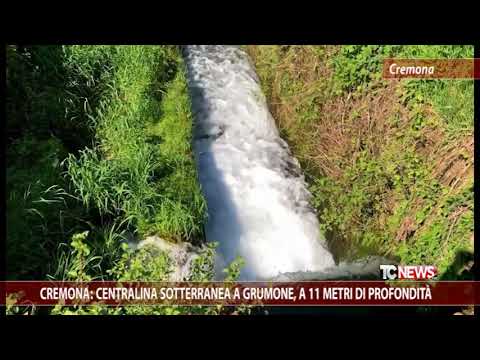 Cremona: underground power plant in Grumone, 11 meters deep
