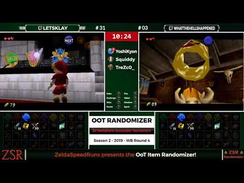 OoTR Accessible Tournament Season 2: WB Round 4 - Letsklay vs. WTHH