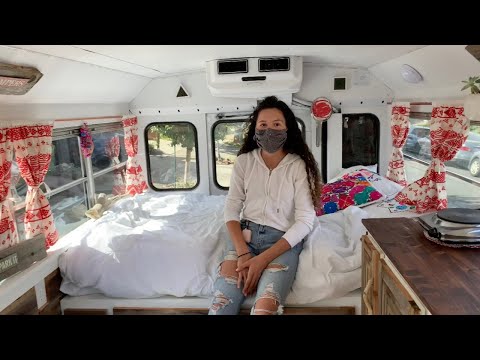 Beautiful Converted Bus Built by 17 Year Old