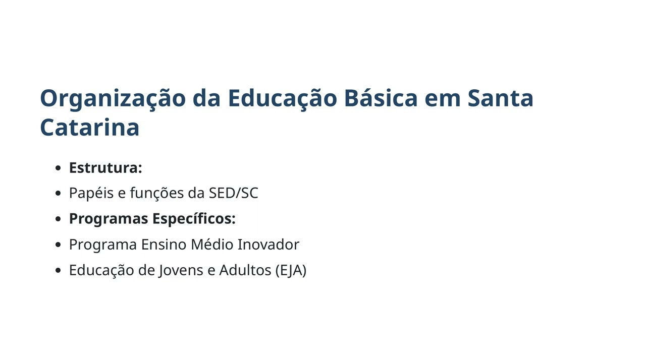 Aula 10 CG Organização e Regulação da Educação Básica Brasileira e Catarinense