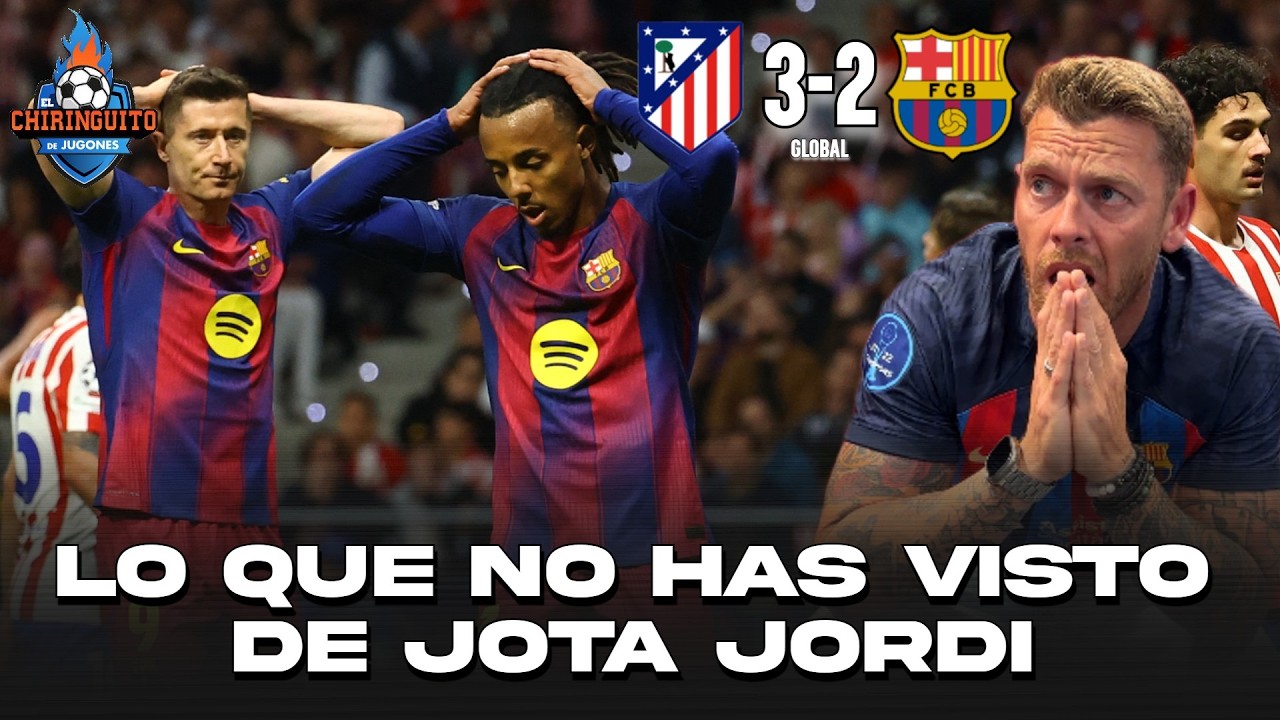 ‼️ LO QUE NO HAS VISTO de JOTA JORDI | Reacción al final del Atleti-Barça