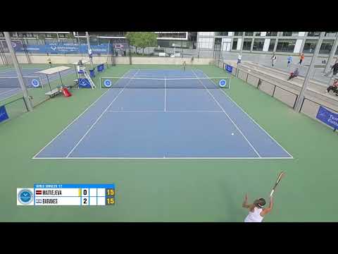 2023 Tennis Europe 12 & Under Festival Semifinal - Darina Matvejeva vs Daniel Baranes
