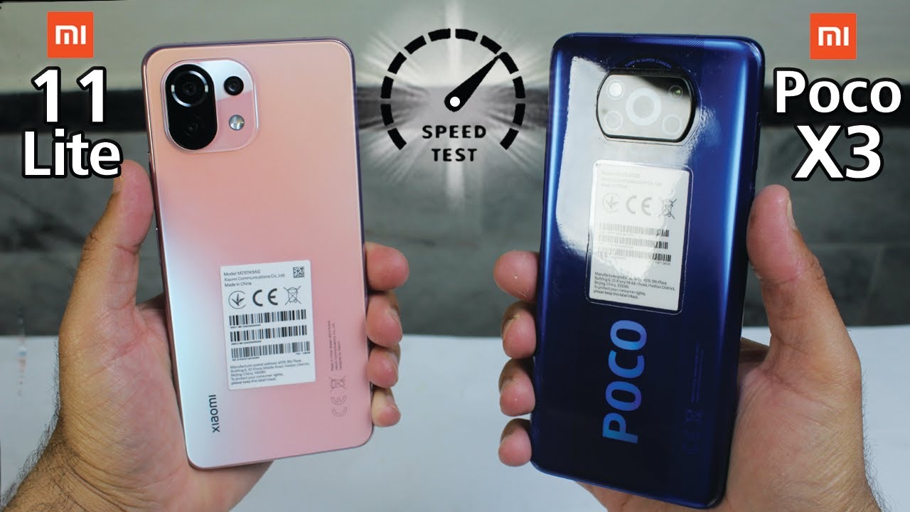 Xiaomi Mi 11 Lite vs Poco X3 - Speed Test | Battle of Kings🔥