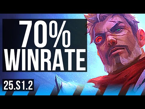 JAYCE vs YONE (MID) | 70% winrate, 6/1/4 | KR Challenger | 25.S1.2