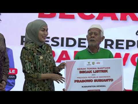 140 BECAK LISTRIK DARI PRESIDEN RI DI KABUPATEN KENDAL