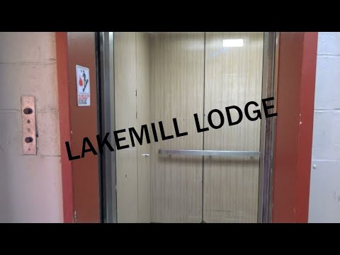 Horrible Condition! Destroyed OTIS Black Button Traction Elevator-Lakemill Lodge-Reno, NV