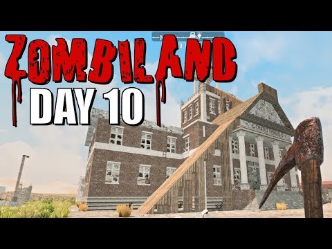 7 Days To Die - ZombiLand Day 10 (Ramp Build) Video