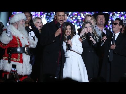 President Obama sings 'Jingle Bells'