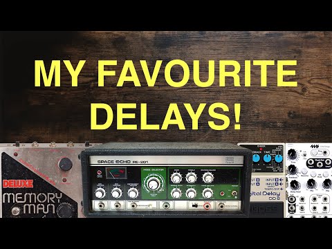 Exploring my Favourite Delays - EURORACK, PEDALS, & RACK!