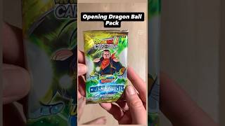 Opening Dragon Ball Pack #dbz #dbs #dragonball #dragonballz #dragonballsuper #dragonballtcg #tcg