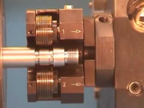 LMT Fette Tangential Thread Rolling Head on a CNC-Lathe_LMT USA