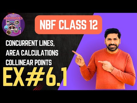 12TH CLASS MATH NBF EX#6.1 | CH#6 ANALYTIC GEOMETRY | 12TH NEW BOOK 2025 FBISE