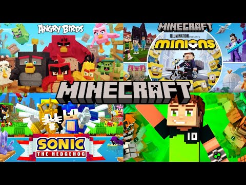 Minecraft Marketplace: All Mash-Up & DLCs Trailers (The Nightmare Before Christmas - Angry Birds)
