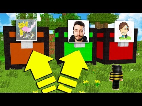 YANLIŞ KORKUNÇ DEV YOUTUBER SANDIĞI SEÇERSEN ÖLÜRSÜN! 😱 😜 - Minecraft
