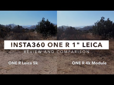 Insta360 ONE R Leica 1" Review /  Comparison & Firmware Updates!