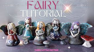 Raku Fairy Tutorial with Glaze Combos