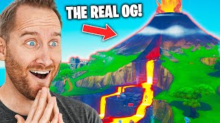 I Found the Volcano on the OG Fortnite BR Island!