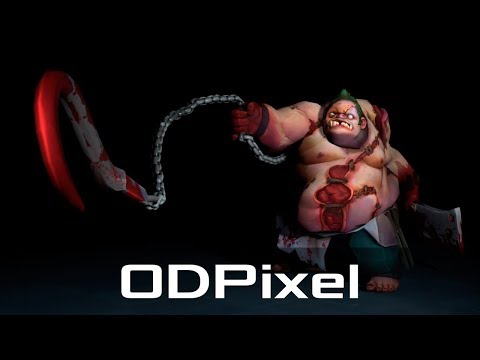 ODPixel — Pudge, Mid Lane (Aug 4, 2019) | Dota 2 patch 7.22 gameplay