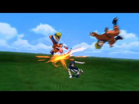 Naruto: Rise of a Ninja Online - Sasuke vs  Naruto Match 1 10/17 (Xbox 360)