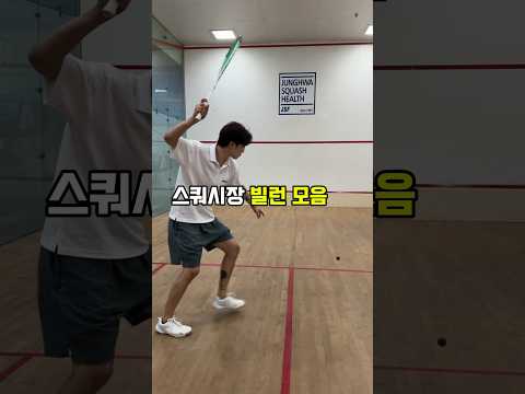스쿼시장에 꼭있는 유형??들 ㅎㅎ (Feat. 골프,테니스,야구,볼링) #쇼츠 #shorts #squash #스쿼시 #테니스 #골프 #야구 #볼링