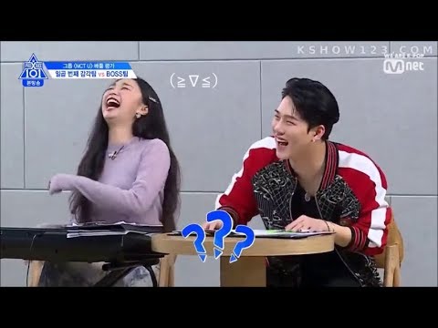 Produce X 101 (MONSTA X Jooheon) Trainer CUT ENG SUB (EP 4) 😂😂