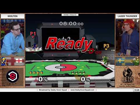 HEIR5 - Molten (Y.Link) Vs. Laser Thunder (Cpt.Falcon) - Pool D1 - Melee Singles