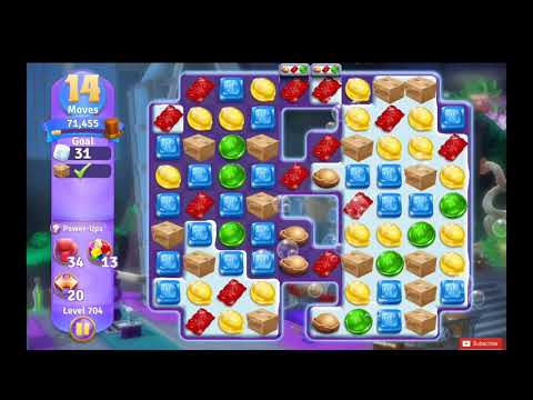 Wonka's World of Candy Level 704 NO BOOSTERS - A S GAMING ✔