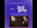 Morrissey And David Bowie (Live 1991) Cosmic Dancer  (T. Rex Cover 2020 Remastered Sound)