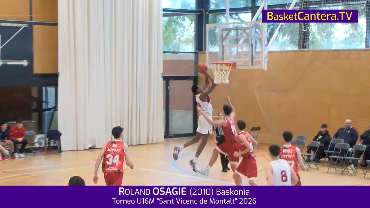 ROLAND OSAGIE (2010) Cadete Baskonia.-  Torneo U16M Sant Vicenç de Montalt 2026