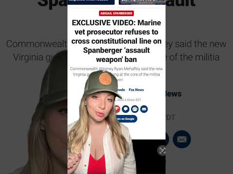 Prosecutor REFUSES Do WHAT With Spanberger’s Gun Ban?!? #2ndamendment #shortsfeed #shortsvideo Thumbnail