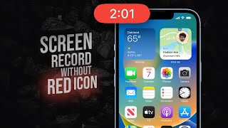 How to Hide the Screen Recording Bar on iPhone (tutorial)