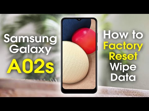 Samsung Galaxy A02s How to Reset Back to Factory Settings