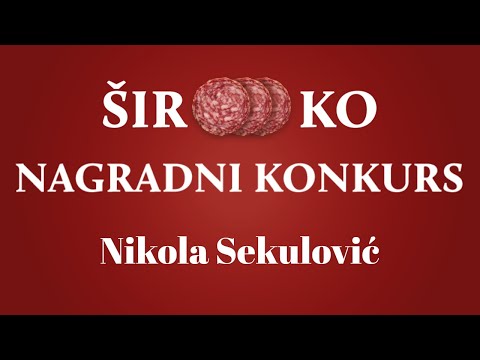 Široko konkurs - Nikola Sekulović