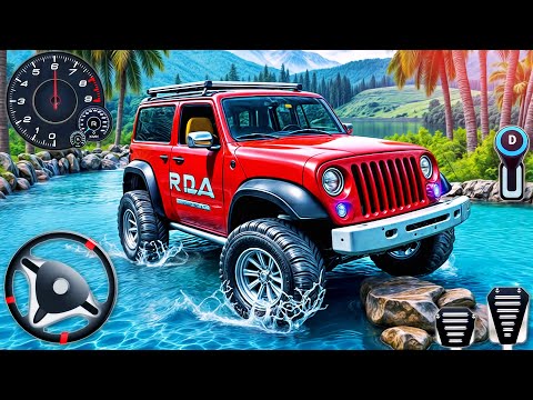 Mud Jeep Offroad Driving Simulator - 4x4 SUV Prado Derby Luxury Rocks - Android GamePlay