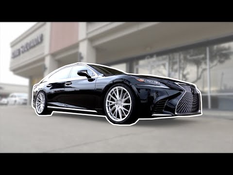 Lexus LS500: Vossen Wheels HF4-T Silver Polished