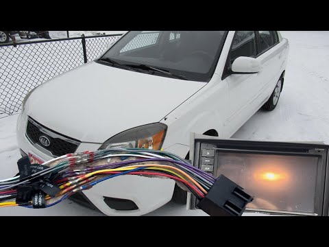 How to install a stereo in a 2005-2011 Kia Rio