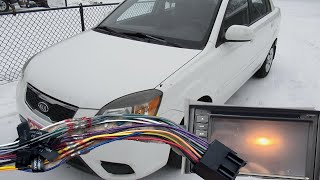 How to install a stereo in a 2005-2011 Kia Rio