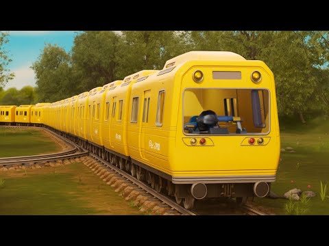 🛑 Stop the Train! LEGO Driver Falls Asleep – Choo Choo Train Rescue for Kids
