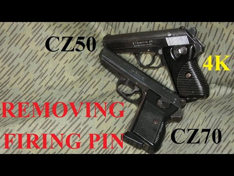 CZ50 / CZ70 Removing Firing Pin (4K)