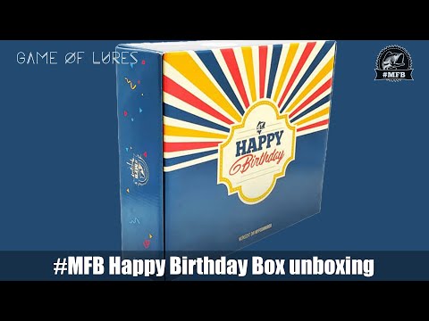MFB - MyFishingBox Happy Birthday Box unboxing