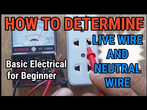 PAANO MALAMAN KUNG LIVE WIRE O NEUTRAL WIRE./ LINE TO NEUTRAL CONNECTION./TUTORIAL.