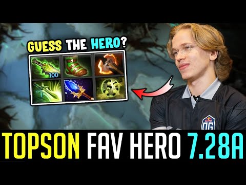 Guess the Hero? - Topson's Favorite Hero in 7.28a DOTA 2 DOTA 2