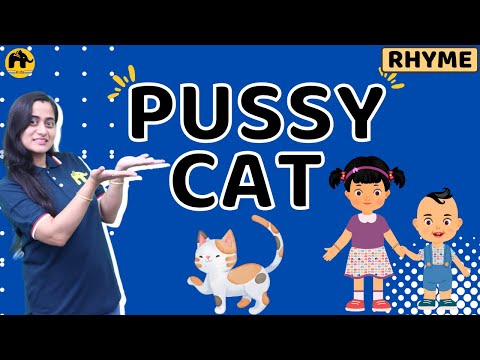 Pussy Cat Pussy cat where have you been| LearnoHub Kids | Nursery Rhymes