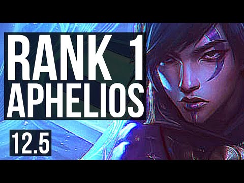 APHELIOS & Janna vs JINX & Senna (ADC) | Rank 1 Aphelios, Legendary, Rank 9 | NA Challenger | 12.5